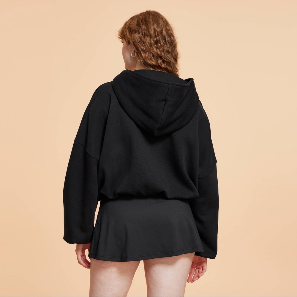 Black Women's Hoodie - Picture 3 of 16